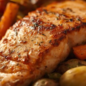 Baked Salmon & Vegetables